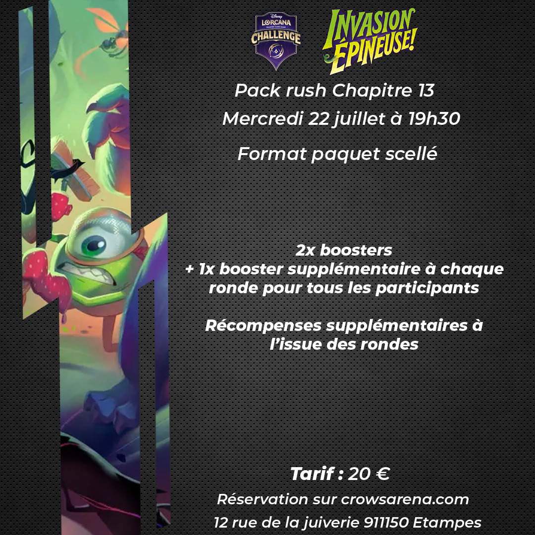 Pack Rush Lorcana - 22/07/26