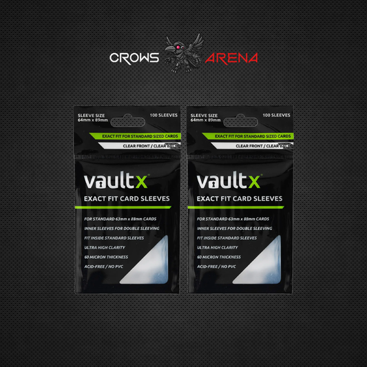 VaultX - Exact Fit Card Sleeves 200 Pack