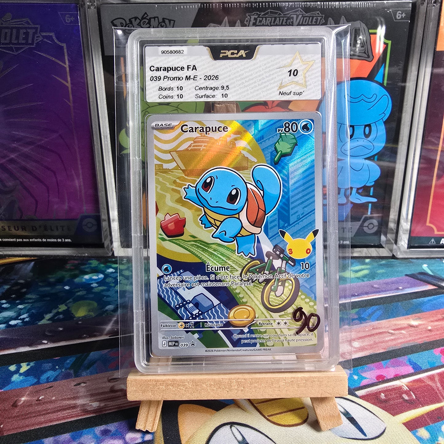 Pokémon - Carapuce FA 039 Promo M-E PCA 10 FR - 2026