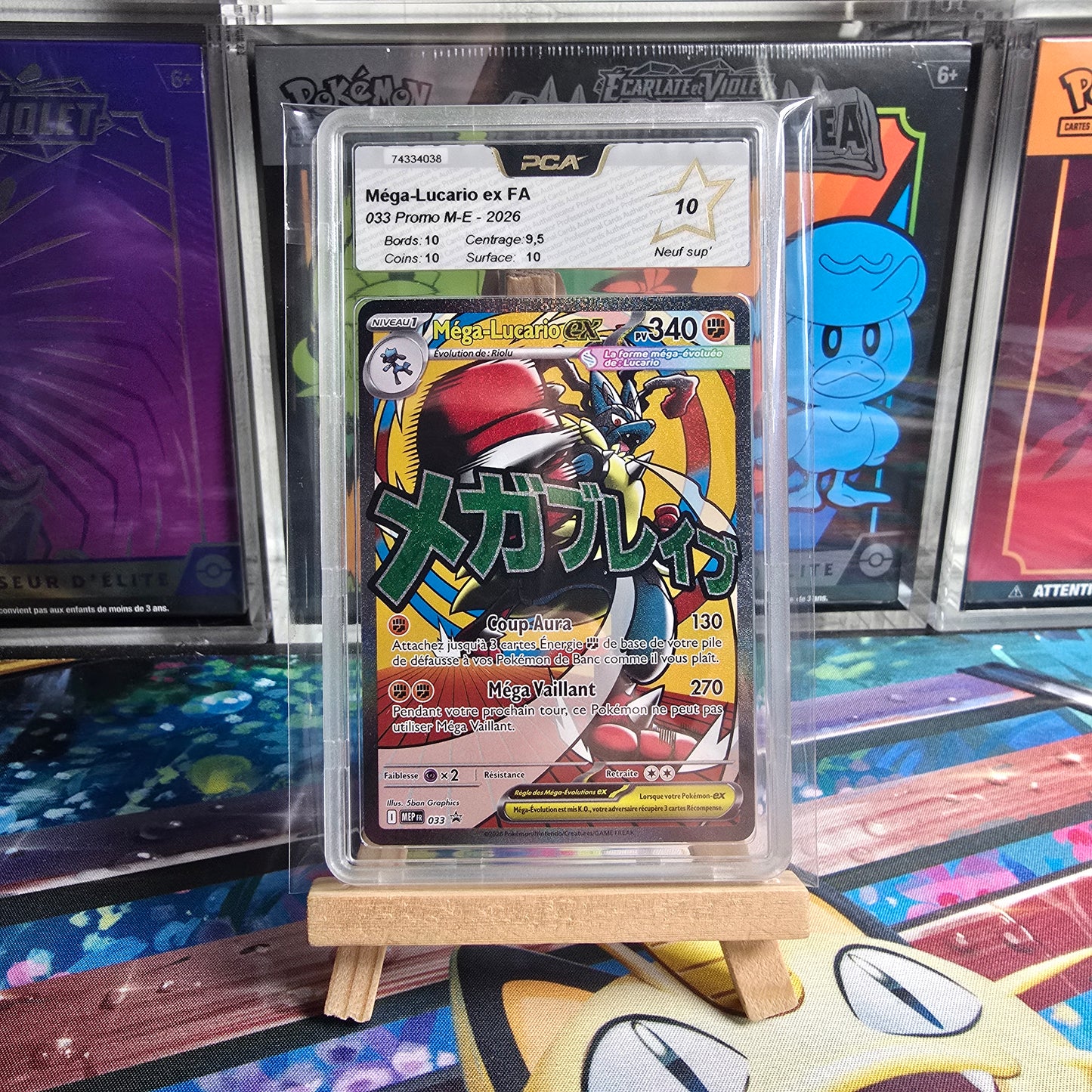 Pokémon - Méga-Lucario ex FA 033 Promo M-E PCA 10 FR - 2026