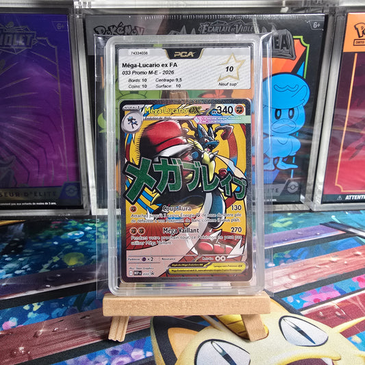 Pokémon - Méga-Lucario ex FA 033 Promo M-E PCA 10 FR - 2026