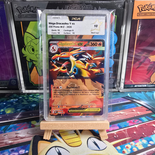 Pokémon - Méga-Dracaufeu Y EX 030 Promo M-E PCA 10 FR - 2026