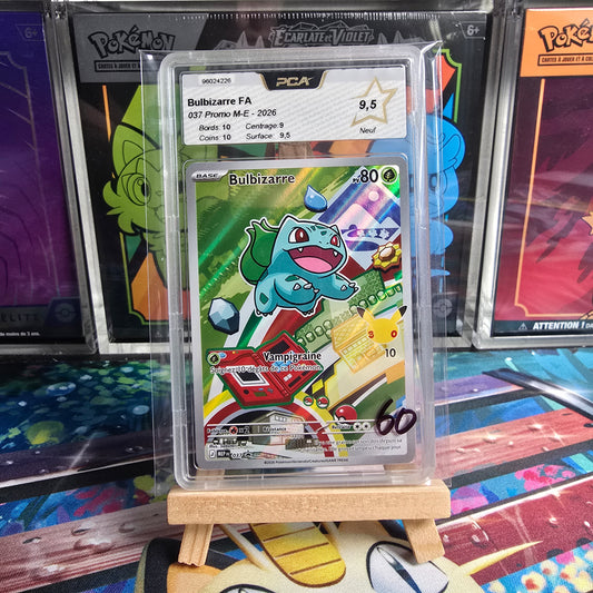Pokémon - Bulbizarre FA 037 Promo M-E PCA 9,5 FR - 2026