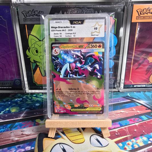 Pokémon - Méga-Dracaufeu X EX 030 Promo M-E PCA 10 FR - 2026