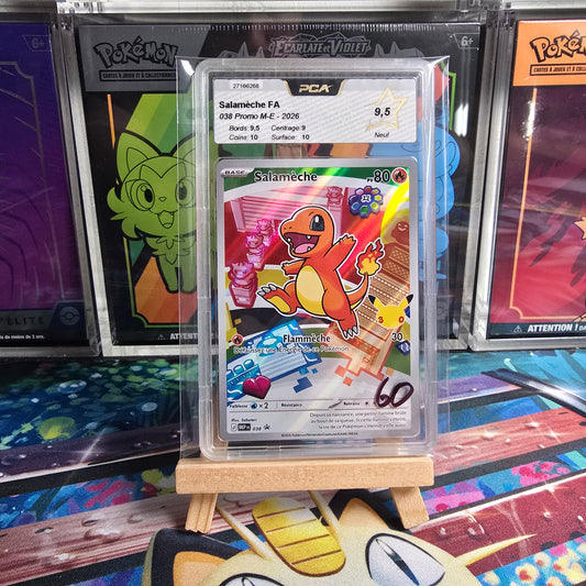 Pokémon - Salamèche FA 038 Promo M-E PCA 9,5 FR - 2026