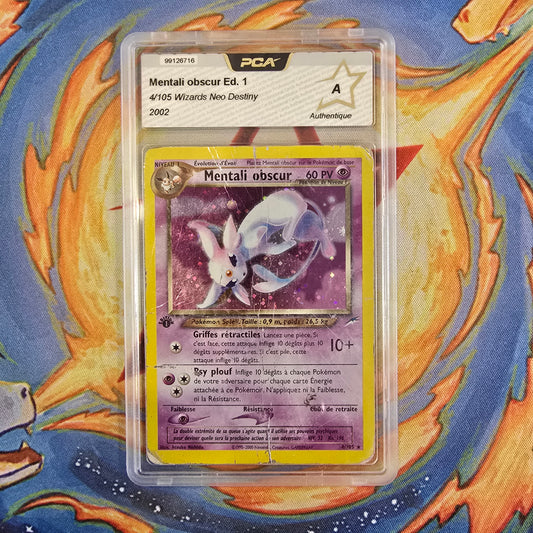 Pokémon - Mentali Obscur Edition 1 04/105 Wizards Neo Destiny PCA Authentique FR - 2002