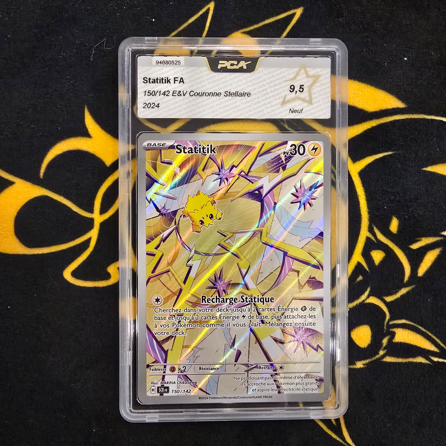 Pokémon - Statitik FA 150/142 E&V Couronne Stellaire PCA 9,5 FR - 2024