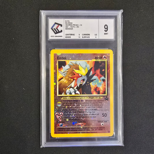 Pokémon - Entei Reverse 34 Wizards Black Star Promos CCC 9 EN - 2001 WOTC
