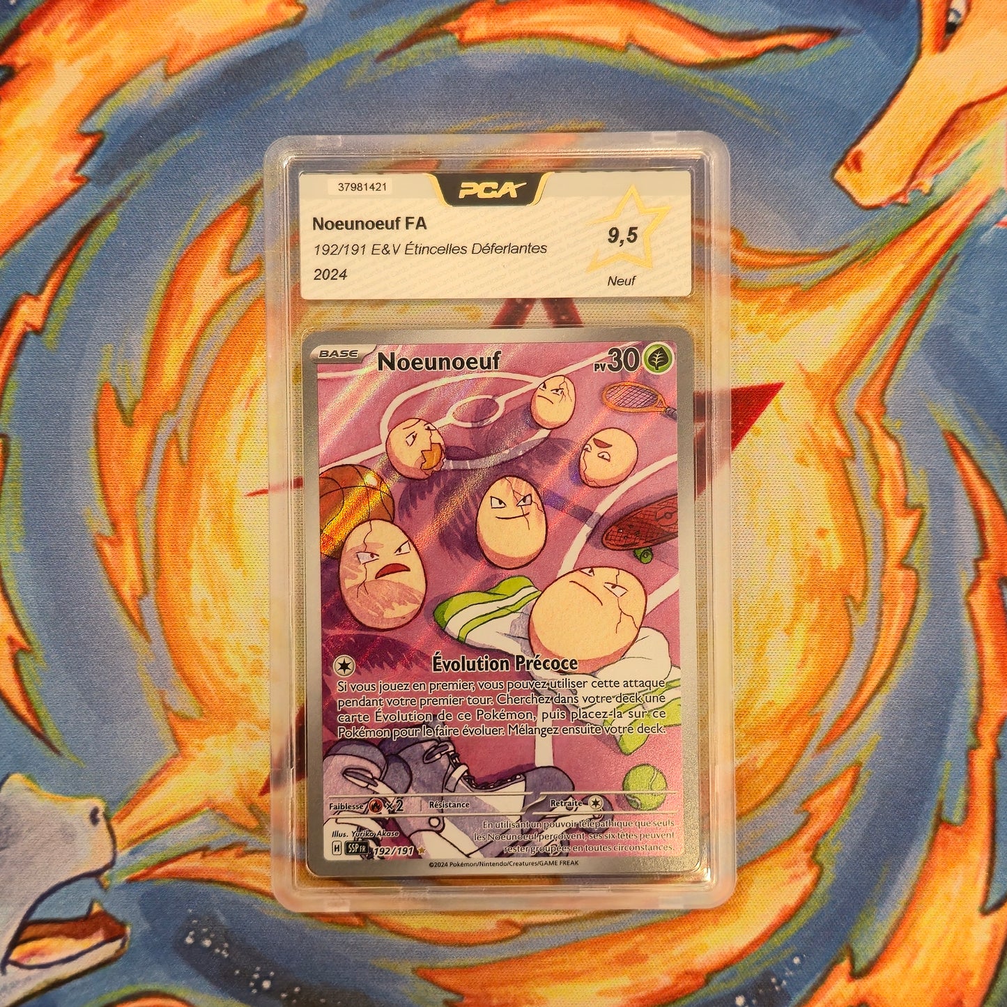 Pokémon - Nœunœuf FA 192/191 E&V Etincelles Déferlantes PCA 9.5 FR - 2024