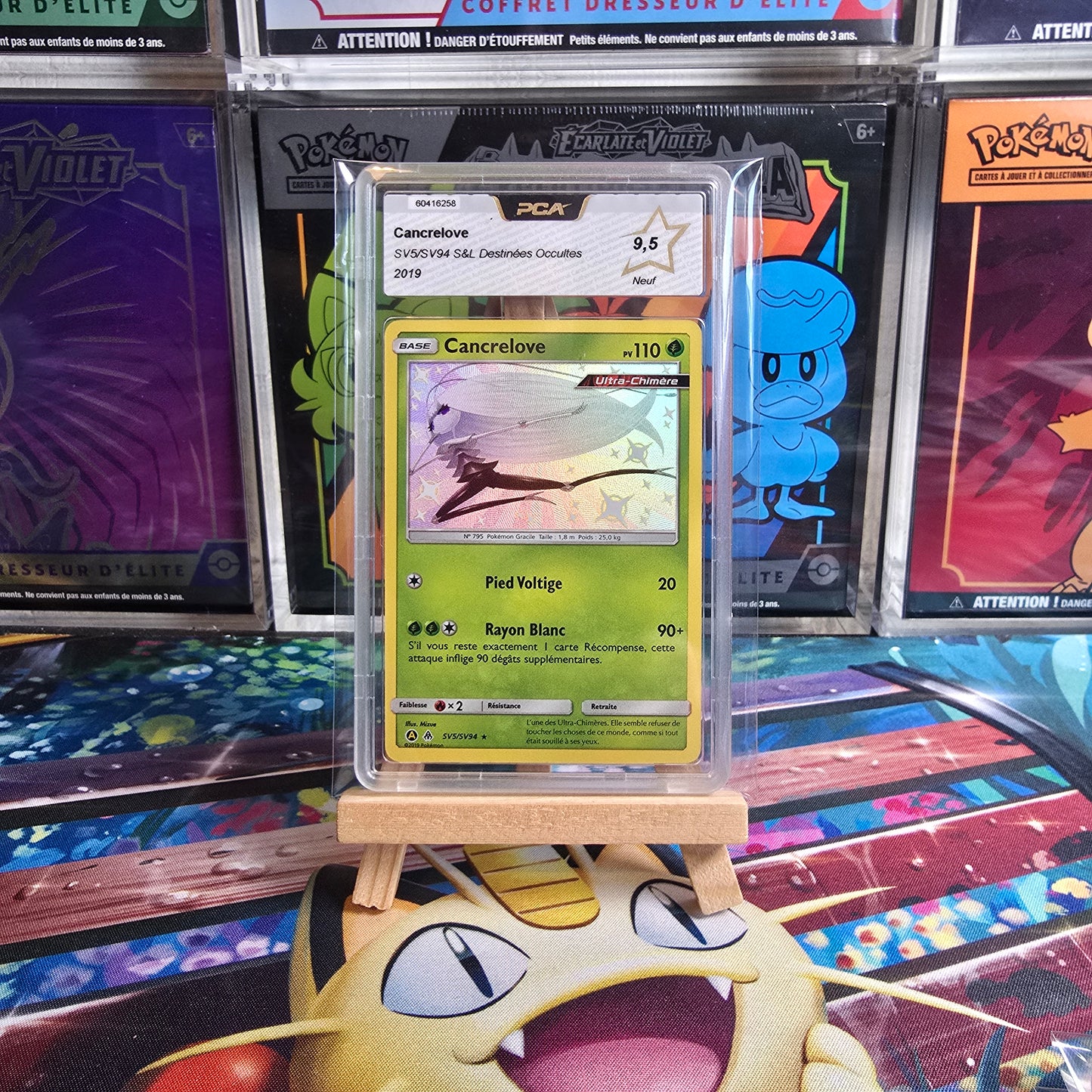 Pokémon - Cancrelove SV5/SV94 S&L Destinées Occultes PCA 9,5 FR - 2019