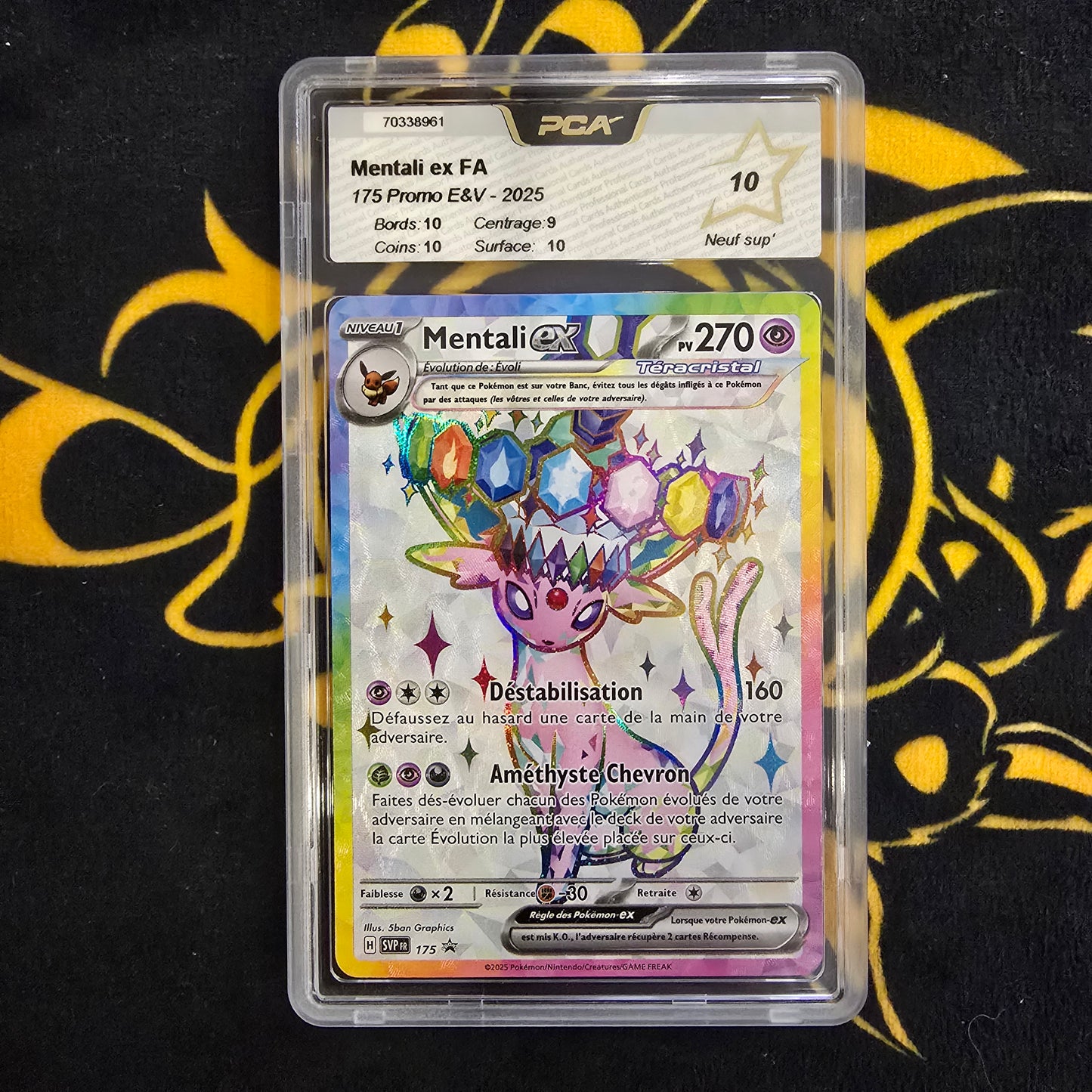 Pokémon - Mentali ex FA 175 Promo E&V PCA 10 FR - 2025
