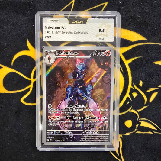 Pokémon - Malvalame FA197/191 Etincelles Déferlantes PCA 9.5 FR - 2024
