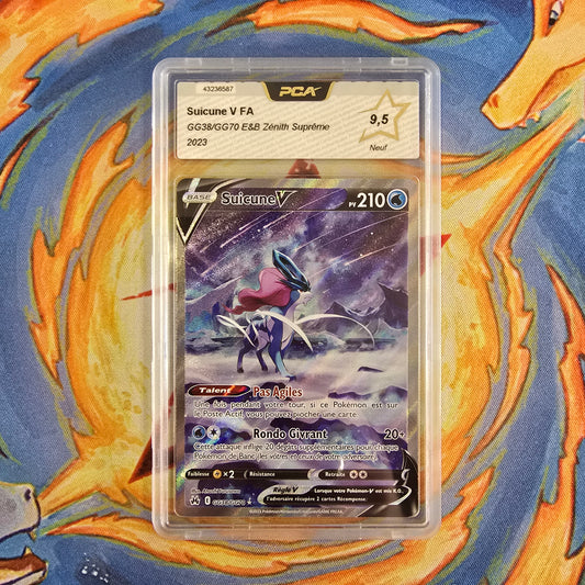 Pokémon - Suicune V FA GG38/GG70 E&B Zenith Suprême - PCA 9,5 FR - 2023