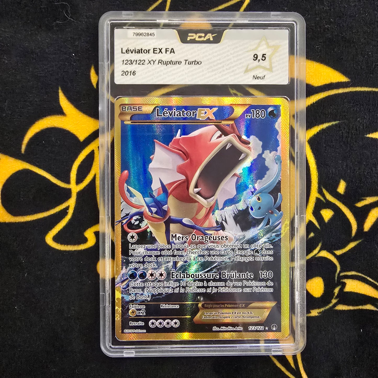 Pokémon - Léviator EX FA 123/122 XY Rupture Turbo PCA 9.5 FR - 2016