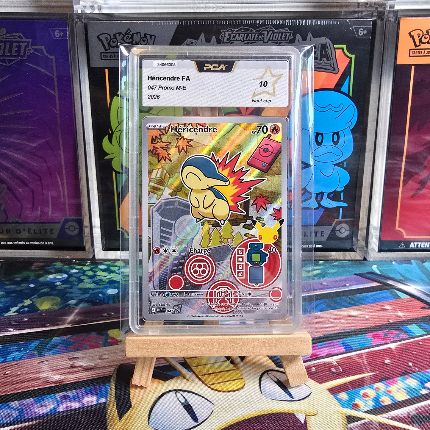 Pokémon - Héricendre FA 047 Promo M-E PCA 10 FR - 2026