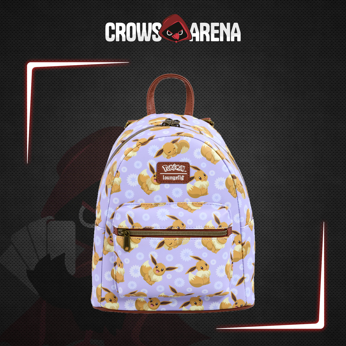 Pokémon - Loungefly - Mini sac à dos Évoli All Over Print