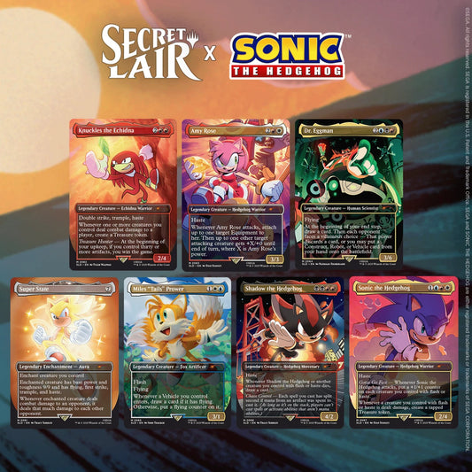 Magic The Gathering - Secret Lair x Sonic: Friends & Foes