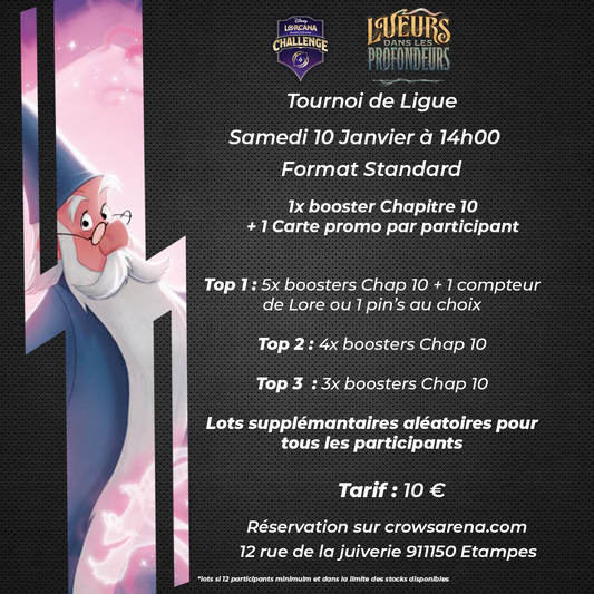 Tournoi de ligue Lorcana - 10/01/26