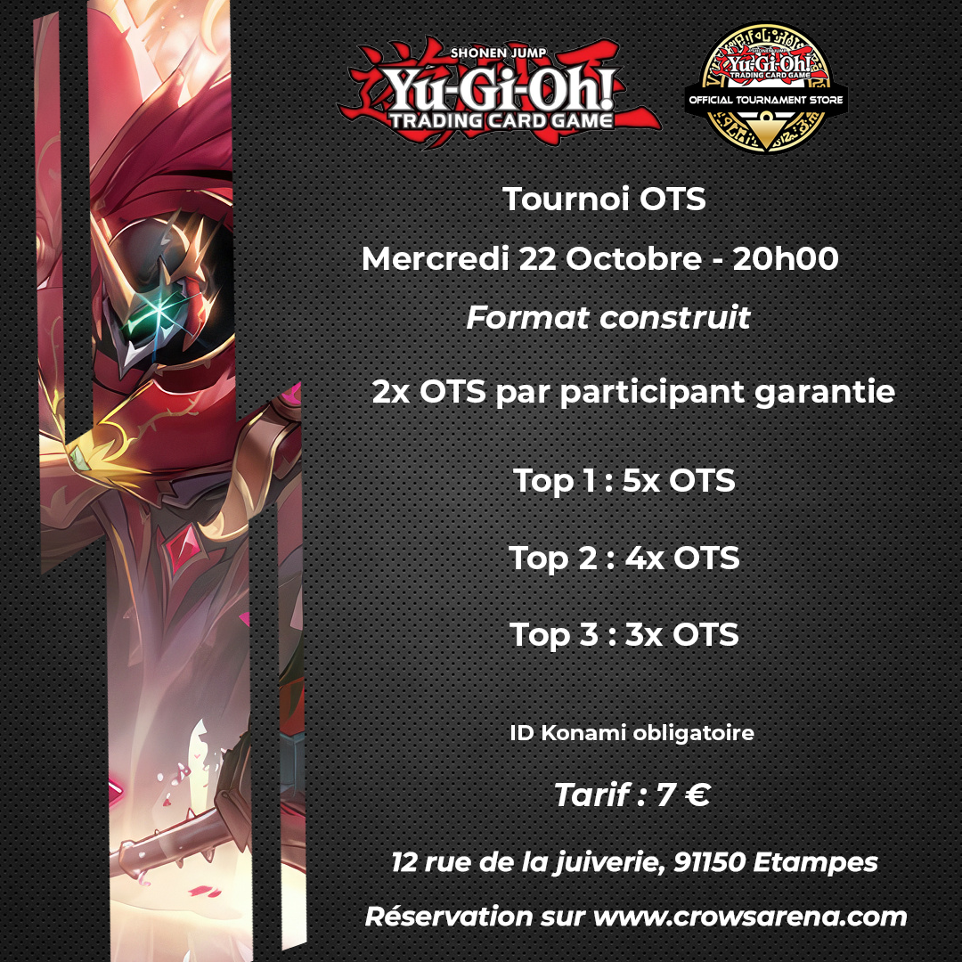 Tournoi OTS - Yu-Gi-Oh! - 22/10/25