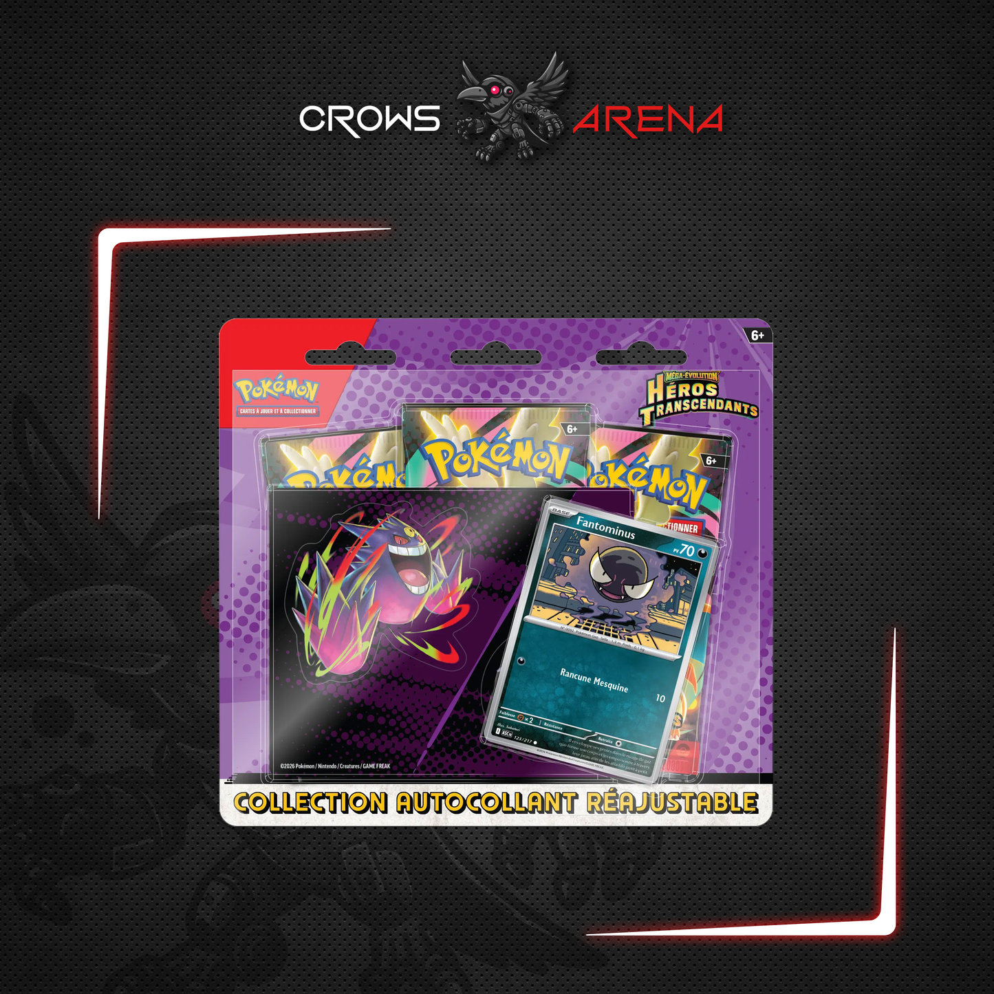 Pokémon - Tech Sticker 3-pack - Héros Transcendants - ME2.5