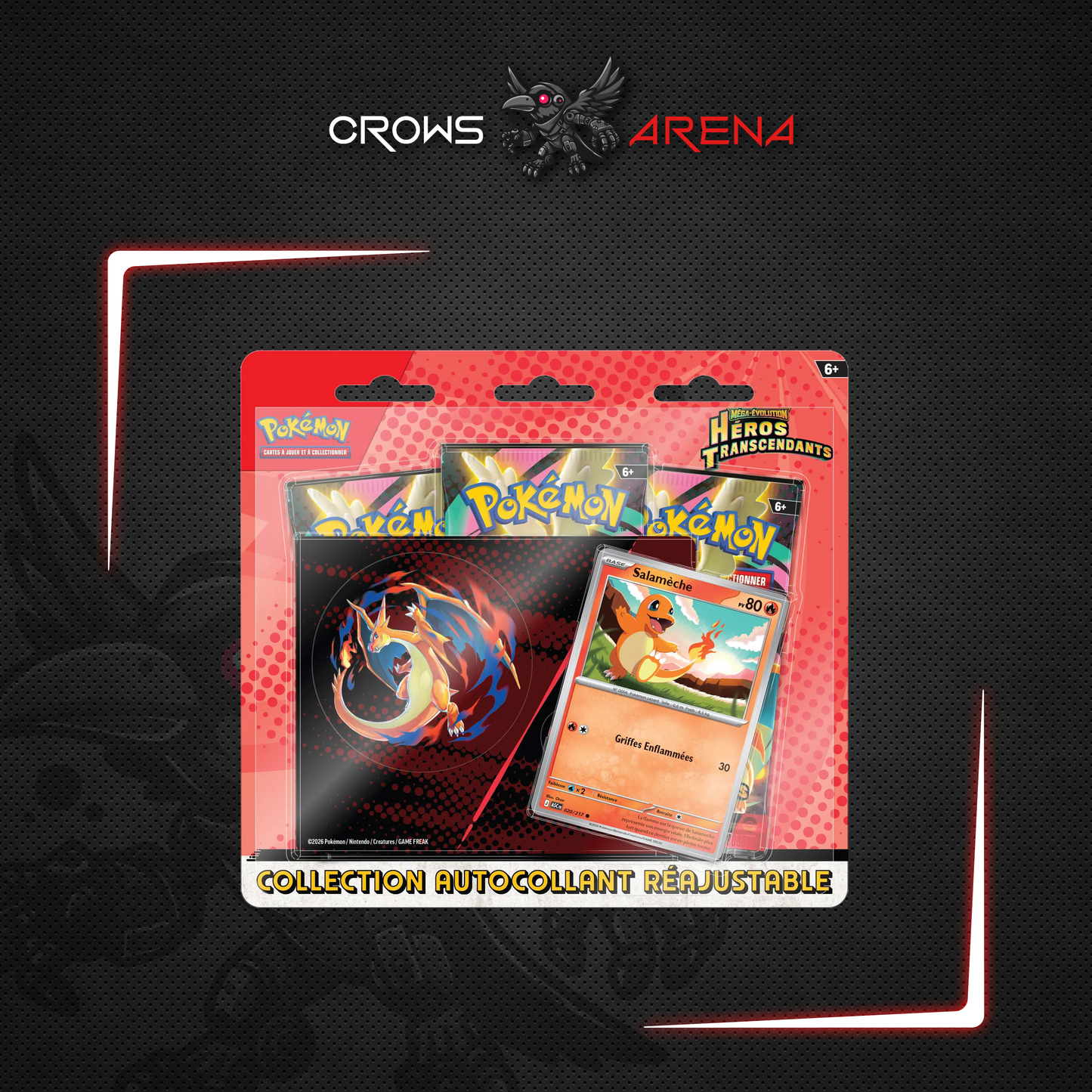 Pokémon - Tech Sticker 3-pack - Héros Transcendants - ME2.5