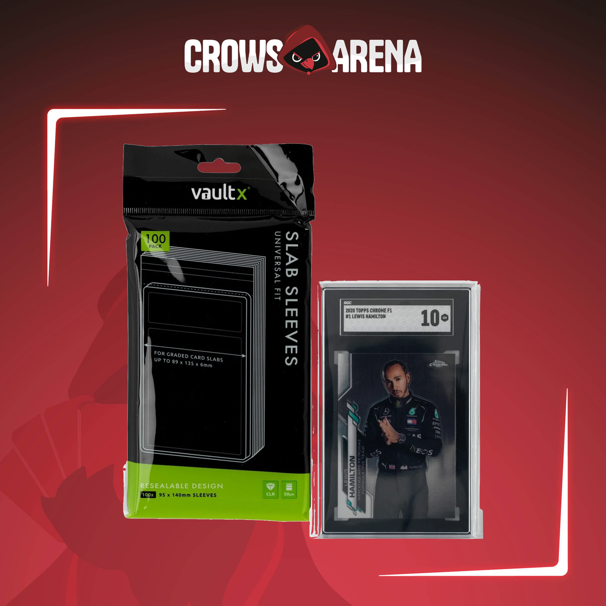 VaultX - Universal Fit Slab Sleeves 100 Pack