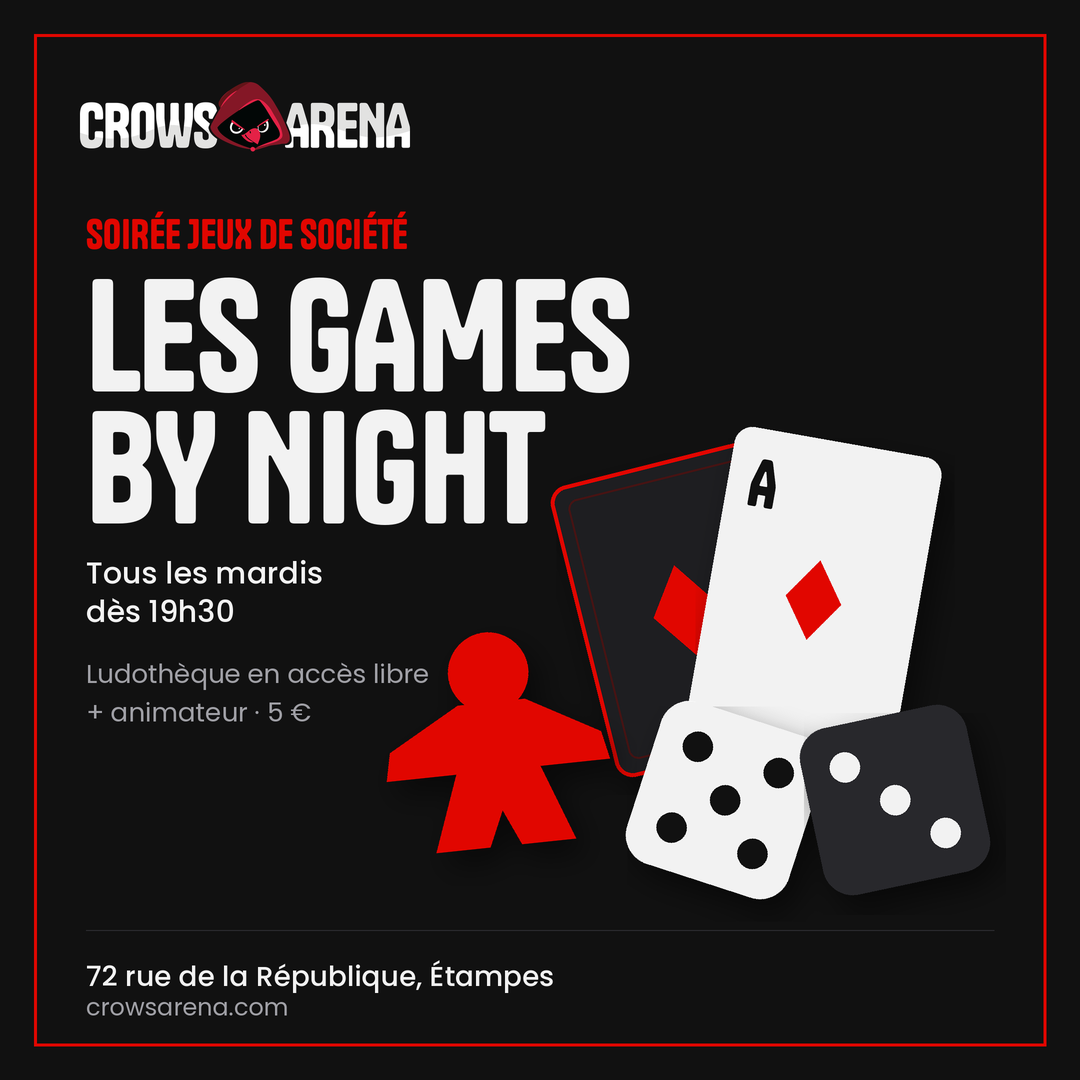 Les games by night (soirée jeux de société) - 24/11/26